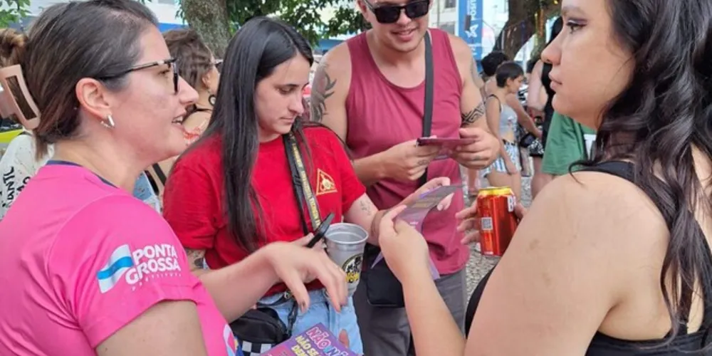 'Tenda Lilás' alertou as mulheres contra a importunação sexual no Carnaval