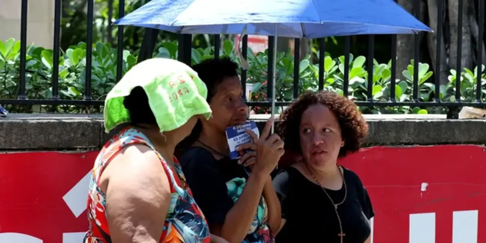 Apesar das tempestades, o calor continuará intenso, especialmente na metade oeste do estado gaúcho.