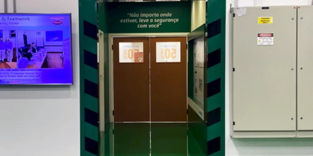 Um grande ponto de destaque no Centro de Distribuição é o Arco da Segurança.