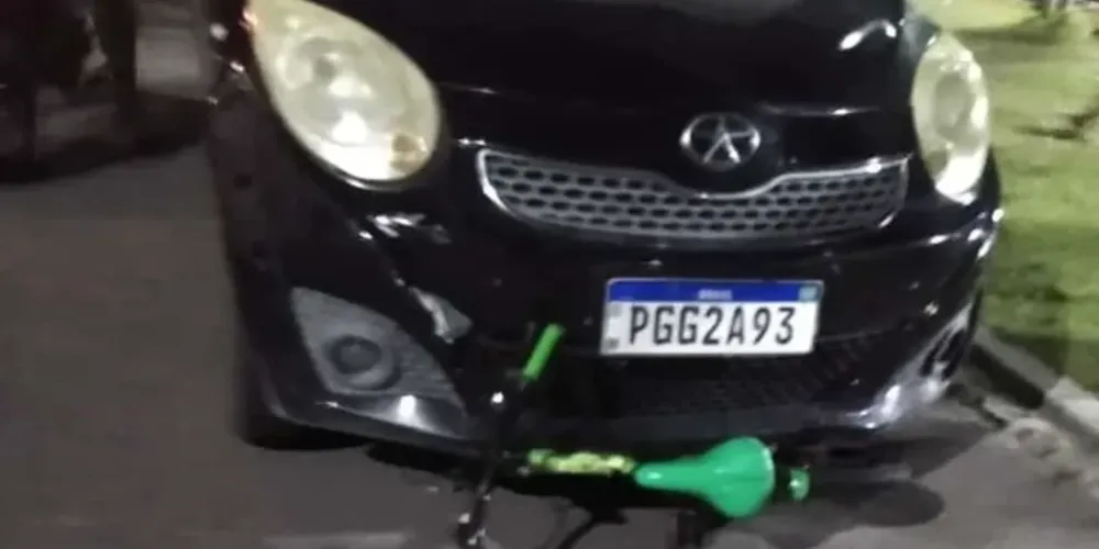 A motorista tem 25 anos e foi presa em flagrante