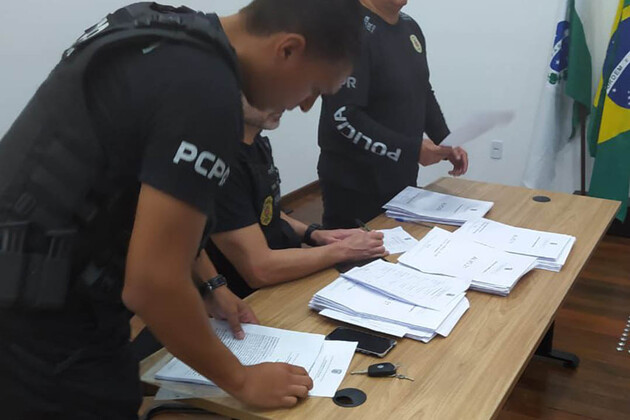 Mais de 200 policiais atuaram em operação da PCPR contra o tráfico de drogas