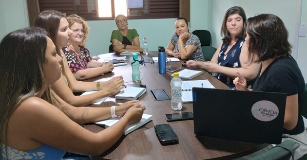 A equipe da Secretaria de Assistência Social do município passou pelo dia de capacitação