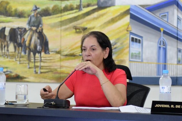 Lídia apresentou as atividades desenvolvidas pela secretaria, como a Ação do Setembro Amarelo