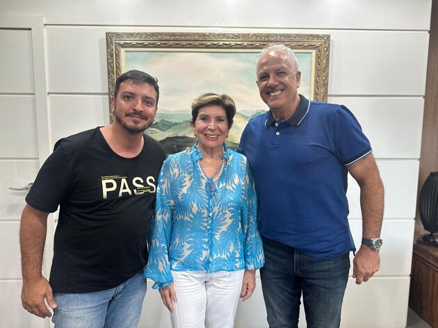 Ede Pimentel, Elizabeth Schimidt e o novo secretário Ben Hur