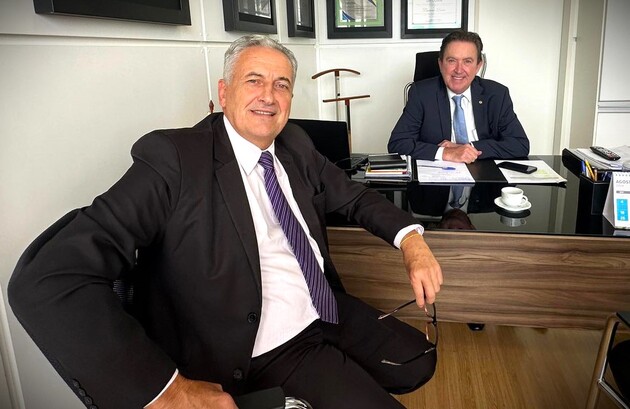 Jocelito Canto e Luciano Ducci, ex-prefeitos de Ponta Grossa e Curitiba, respectivamente
