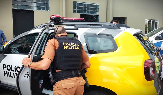 Equipe da Polícia Militar realizou a prisão do suspeito