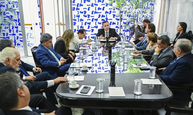 Pacheco se reuniu com nove líderes do Senado nesta terça-feira, em Brasília