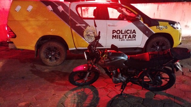 Suspeito foi detido pela Polícia Militar de Itararé (SP) em uma Honda CG 125 Titan cor prata.