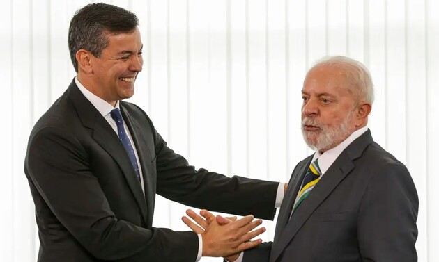 Foi a primeira visita oficial de Peña ao Brasil desde que assumiu o governo do Paraguai