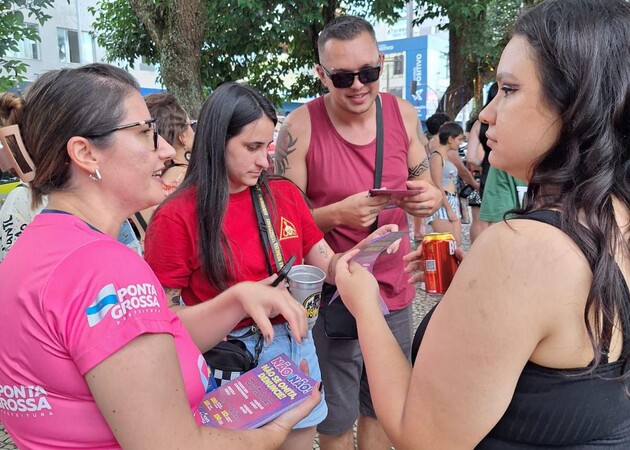 'Tenda Lilás' alertou as mulheres contra a importunação sexual no Carnaval