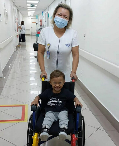 O pequeno Theo, que recebeu alta do Hospital São Luiz Osasco após um episódio de afogamento