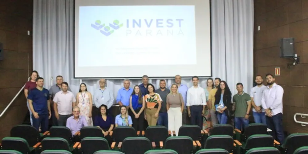 Na oportunidade, a equipe da Invest Paraná apresentou diferentes serviços