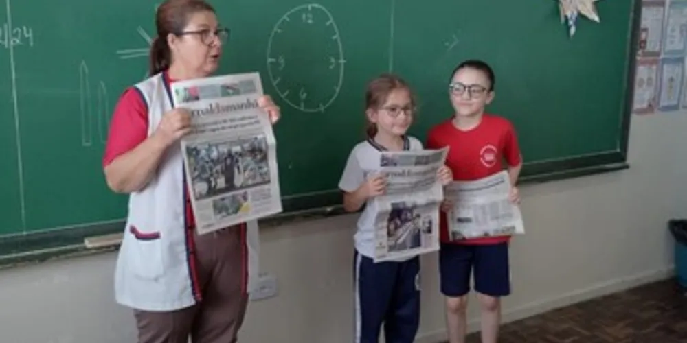 Jornal do Grupo aRede contribuiu com metodologia em sala de aula