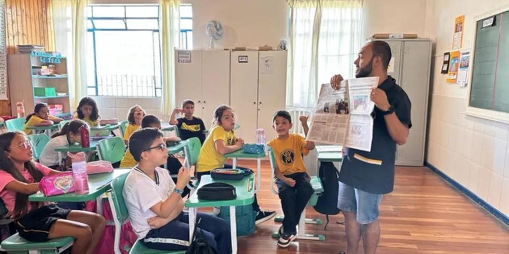 Assunto teve grande auxílio de materiais distribuídos pelo Vamos Ler