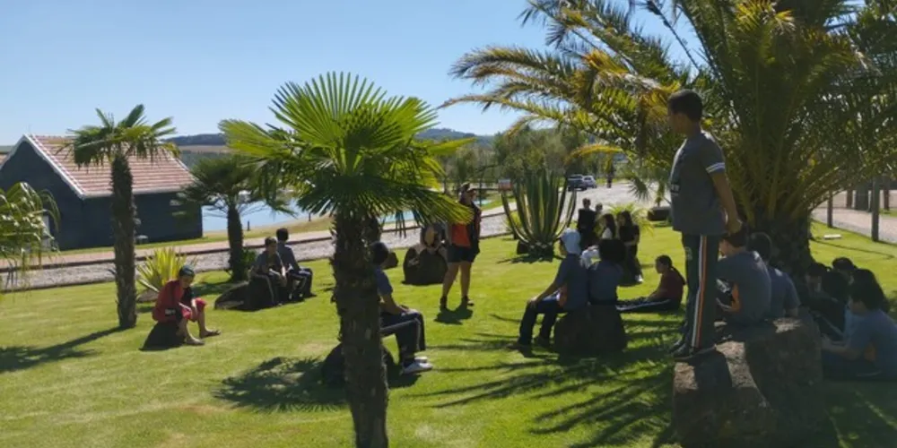 Passeio proporcionou momentos de ensino e diversão à turma