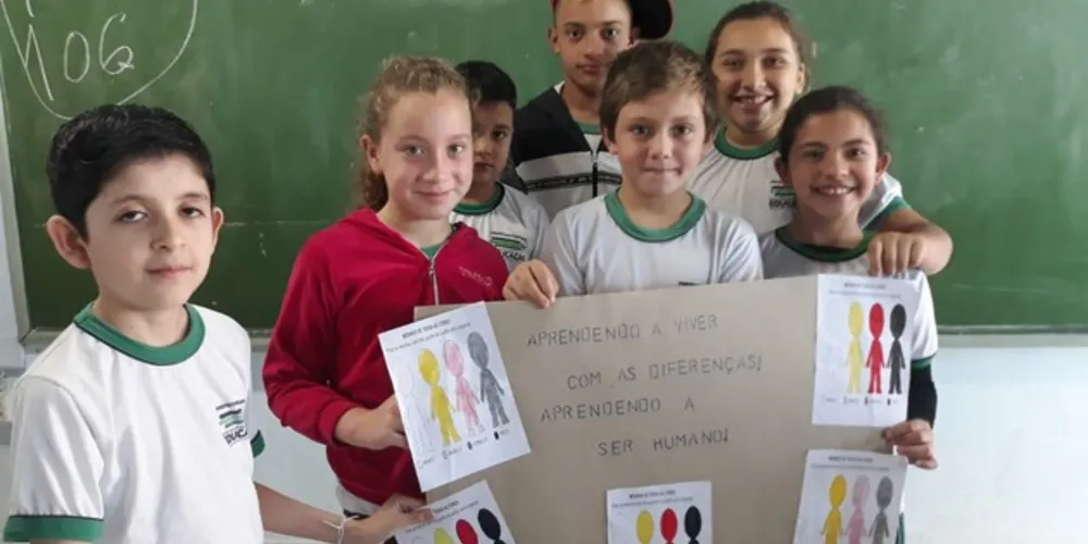 Temática ajudou os alunos a compreenderem a importância do respeito