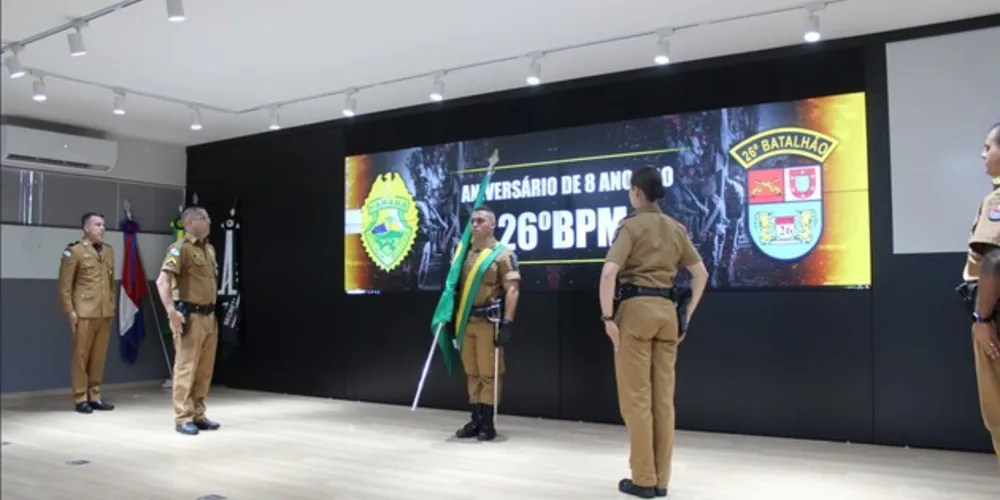 O 26º BPM abrange 10 municípios com uma população geral de quase 220 mil habitantes