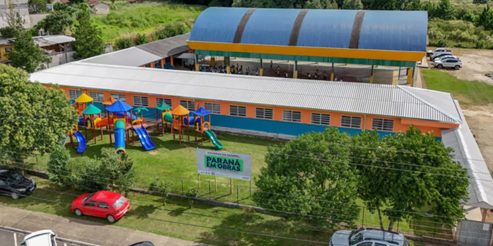 Governo investe R$ 150 milhões em CMEIs e escolas municipais de 106 cidades do Paraná
