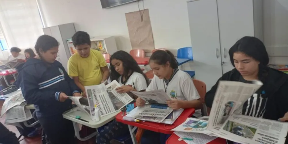 Leitura, junto a compartilhamento de materiais e ideias, foram destaques na turma