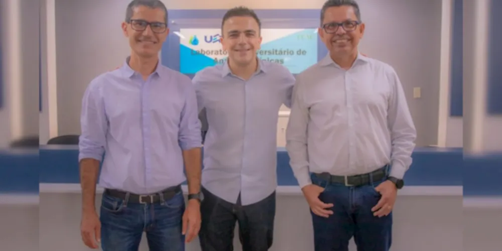 Ivo Demiatte, Aliel Machado e Miguel Sanches Neto