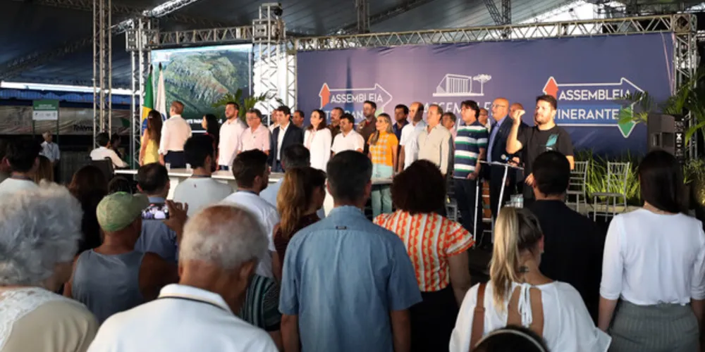 A Assembleia Itinerante está passando pelas feiras e festas dos grandes municípios do Estado