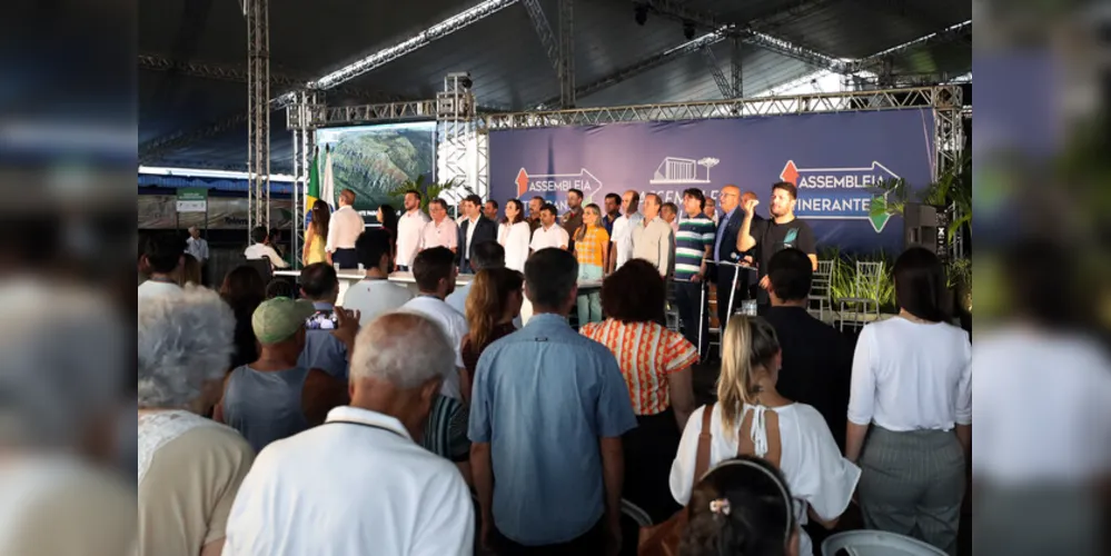 A Assembleia Itinerante está passando pelas feiras e festas dos grandes municípios do Estado