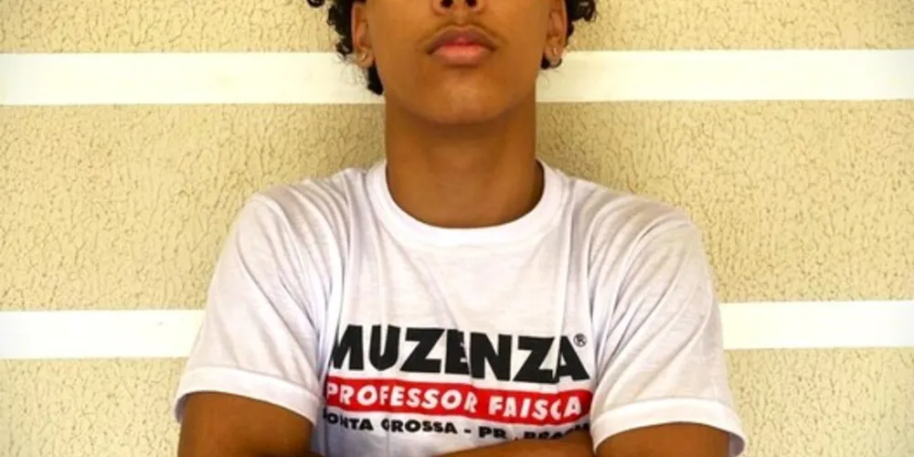 Kauê tem 15 anos e representará a cidade na competição