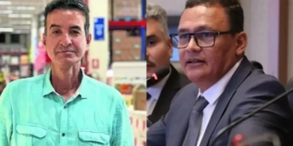 À esquerda, Adauto Lucio de Mesquita; à direita, Joveci Xavier de Andrade