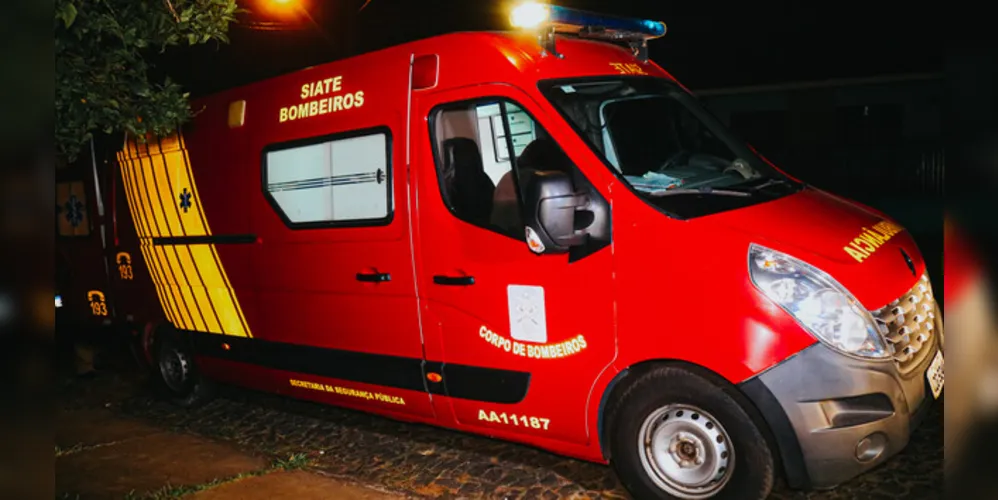 Equipe do Corpo de Bombeiros foi acionada para a ocorrência