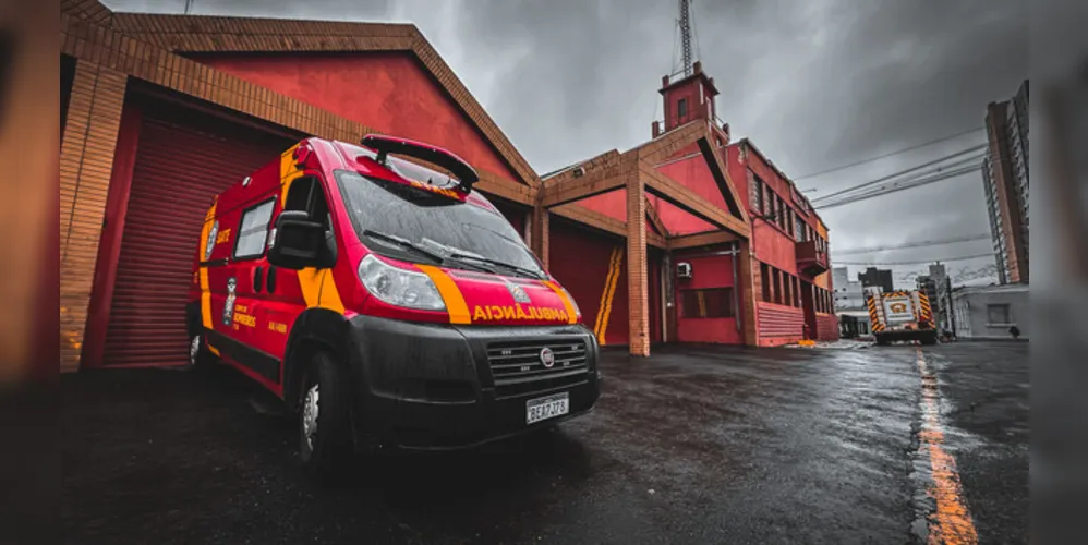 O bebê foi encaminhado ao Corpo de Bombeiros de Uvaranas, para ser avaliado pelos profissionais