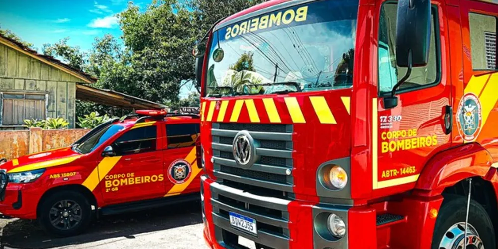 Equipe do Corpo de Bombeiros foi acionada para a situação