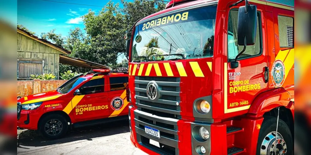 Equipe do Corpo de Bombeiros foi acionada para a situação