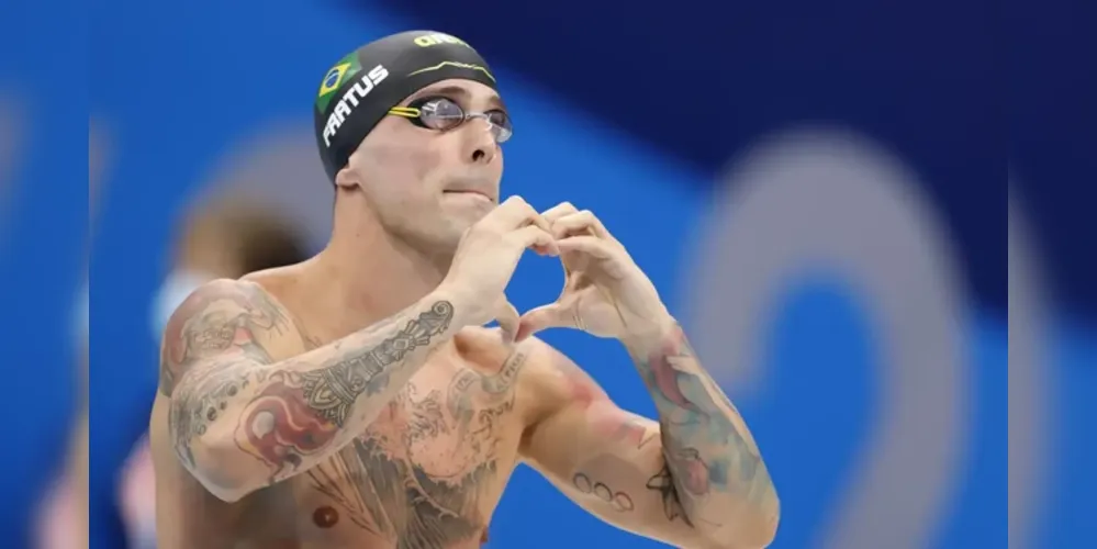 Bruno foi medalhista de bronze nos 50m livre em Tóquio 2020