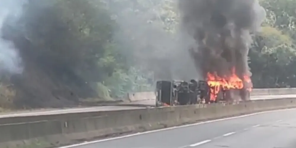 Motorista foi encaminhado para o Pronto Socorro de Imbaú