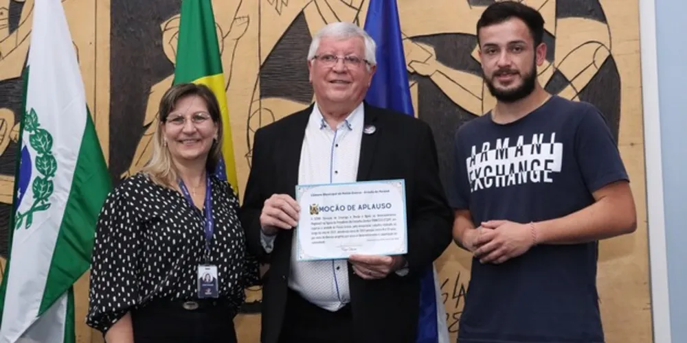 A homenagem é um reconhecimento ao trabalho realizado pela instituição ao longo do ano de 2023