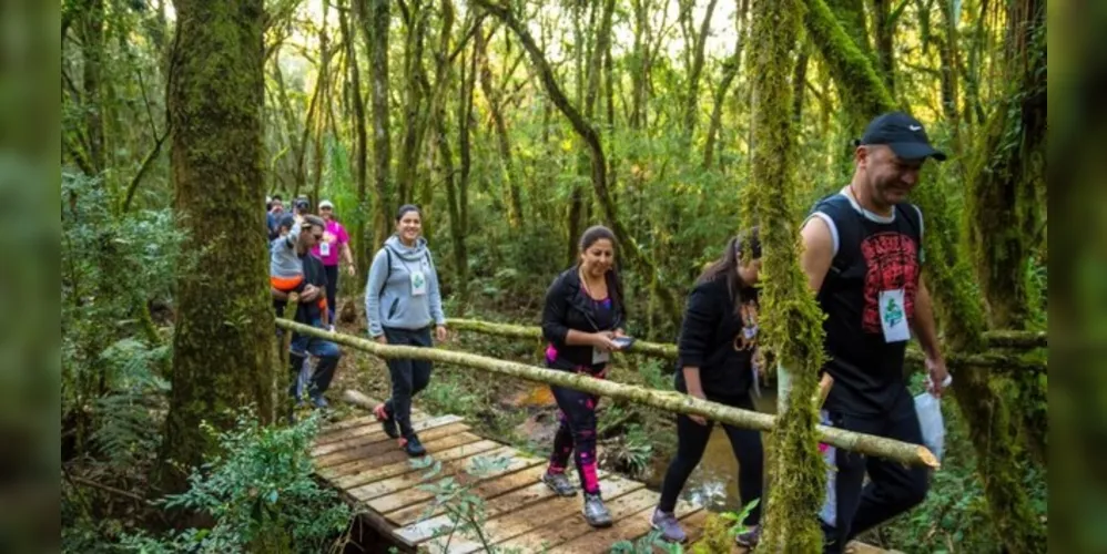 A largada e chegada da caminhada serão na Parada do Guartelá