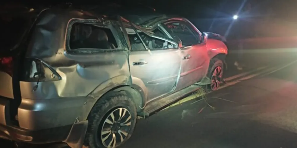 Acidente aconteceu na noite dessa sexta-feira (22), na PR-487
