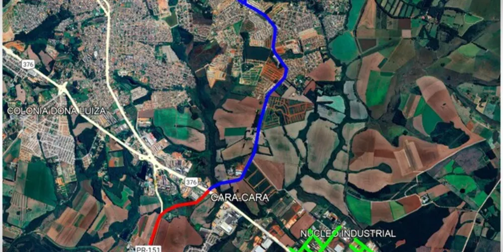 'Contorno Leste' fará a ligação com a região do Cará-Cará, em Ponta Grossa