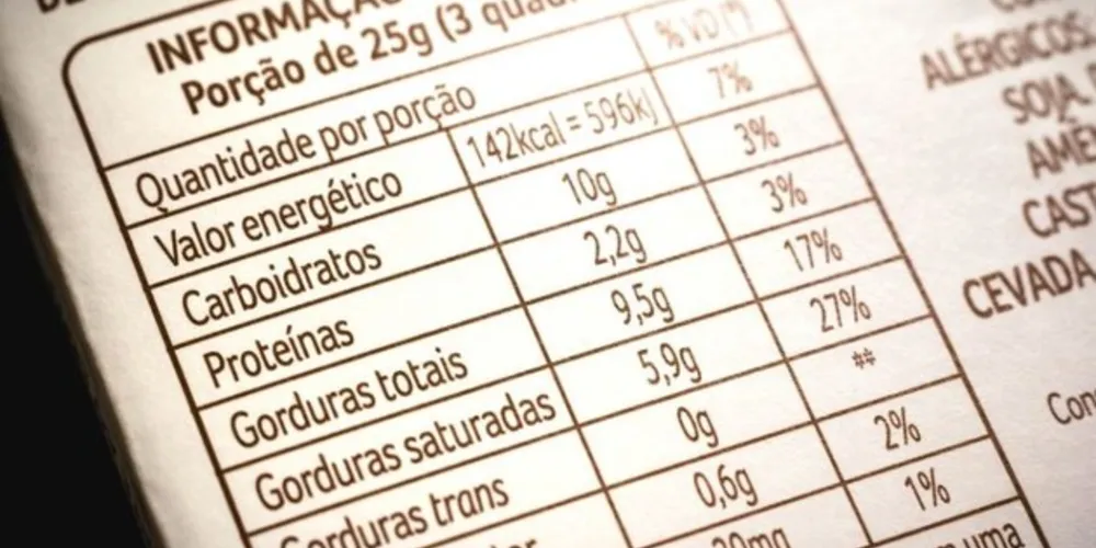 Diabéticos ou intolerantes à lactose ou ao glúten devem ficar atentos às informações dos rótulos