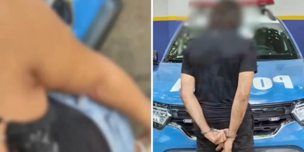 Indivíduo, de 56 anos, foi preso em flagrante pelos agentes