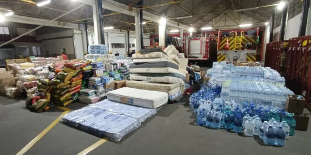 Doações ajudarão a população do Rio Grande do Sul