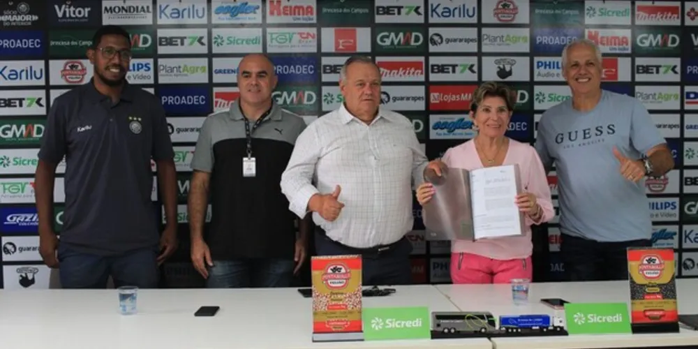 Na ocasião em que o acordo foi assinado estiveram presentes a prefeita de Ponta Grossa, Elizabeth Schimidt, o secretário de Esportes, Ben Hur Chiconato, o vereador Paulo Balansin e demais membros da diretoria alvinegra