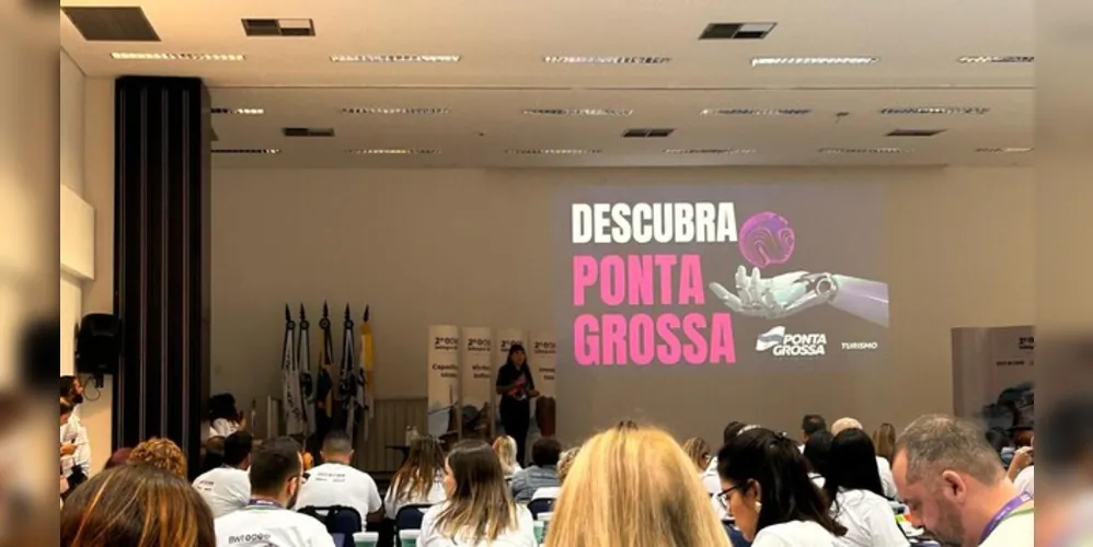 Durante o evento os participantes receberam uma capacitação sobre o município