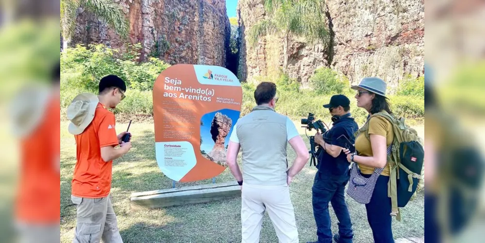 A equipe de uma produtora espanhola terminou nesta semana a captação de imagens turísticas do Paraná.