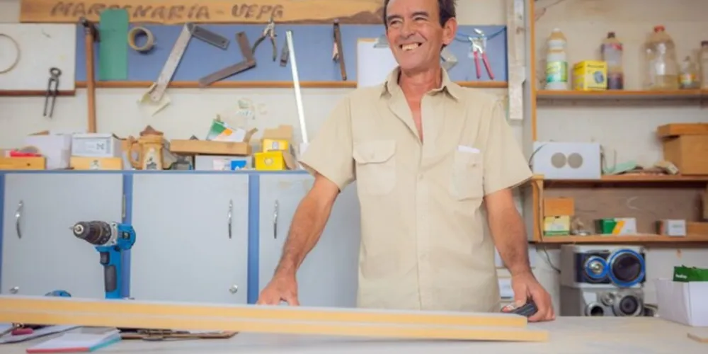 João trabalha no campus Uvaranas