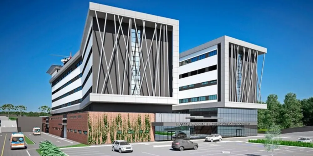 Projeto do novo hospital municipal de São José dos Pinhais