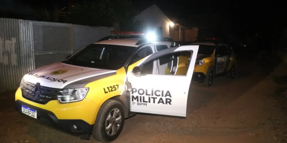 A Polícia Militar também esteve no local da ocorrência