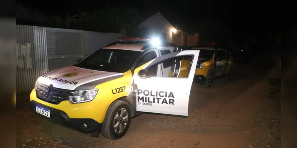 A Polícia Militar também esteve no local da ocorrência