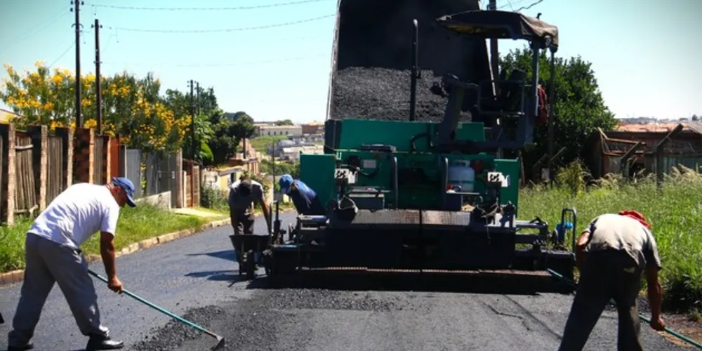 Trabalhos estão sendo realizados pela Prefeitura de Ponta Grossa