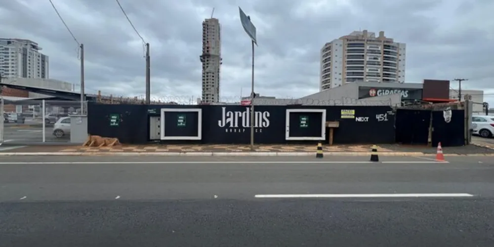 O Jardins Workplace, na rua Doutor Paula Xavier, possui Estudo de Impacto de Vizinhança (EIV) no Instituto de Pesquisa e Planejamento Urbano (Iplan)